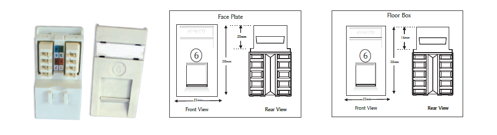 Category 6 UTP Modular Insert