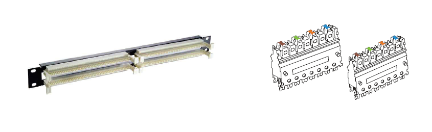 Wall Mount and Rack Mount 110 Wiring Blocks