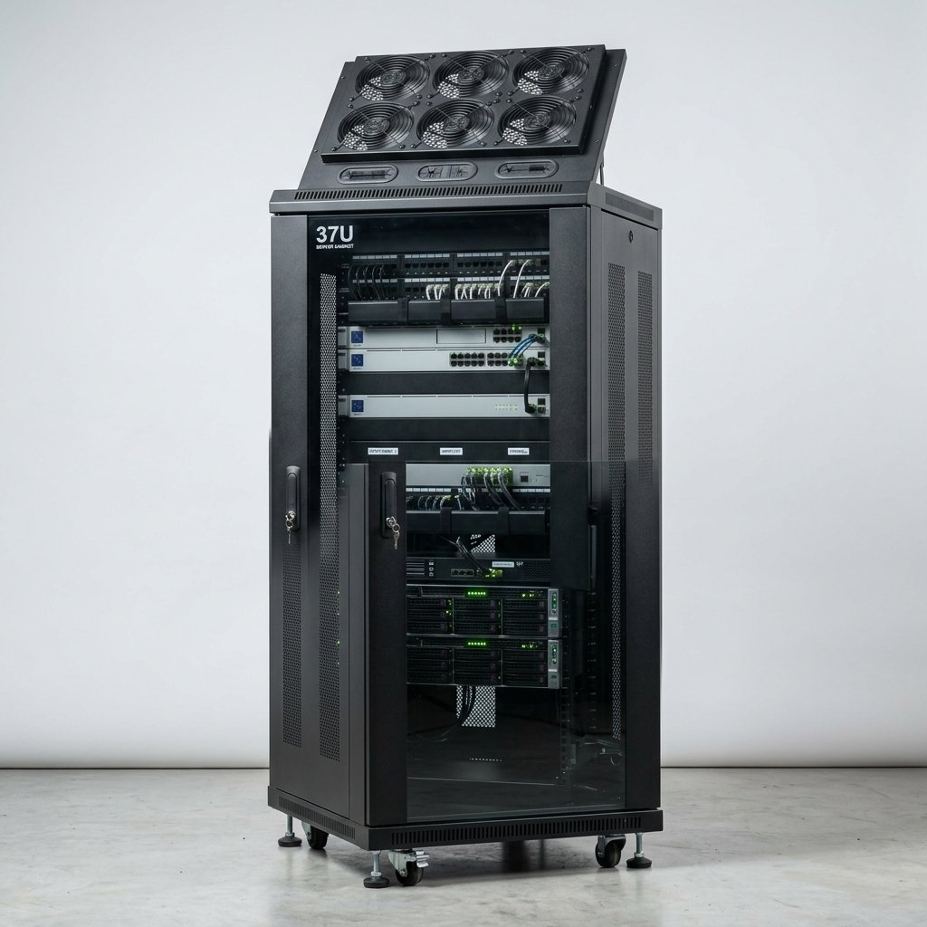 AVALCO 37U Floor Standing 600X600X1800 Cabinet
